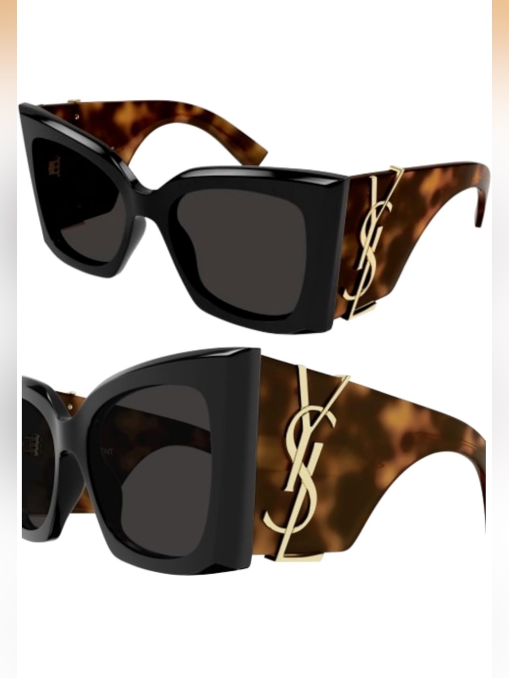 New Ysl Blaze Oversized Sunglasses